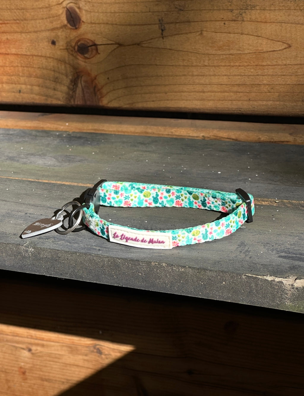 Collier chat sécuritaire-Cactus Bloom🌵🌸
